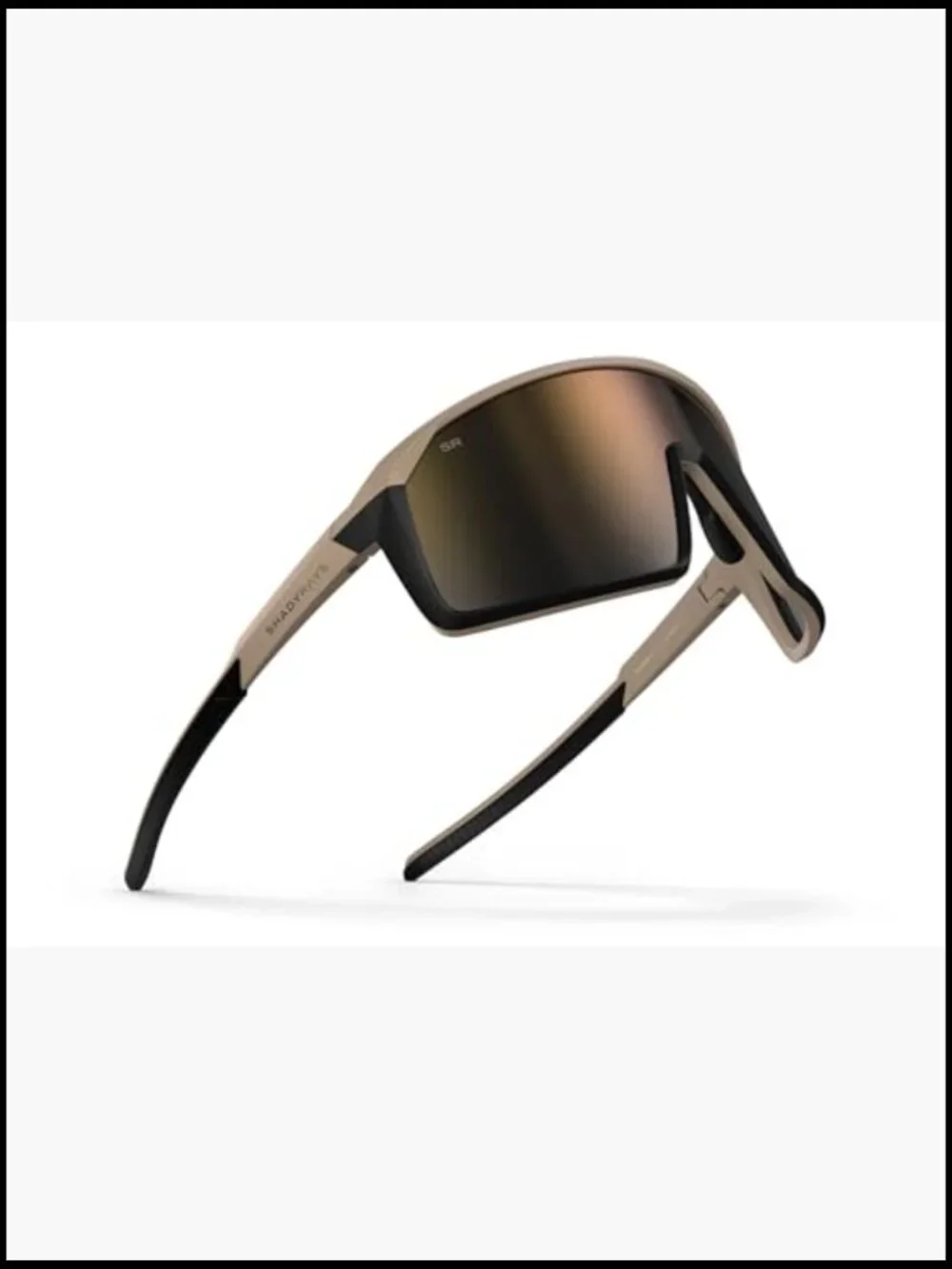 Sport Single Lens Panoramic Polarized Sunglasses